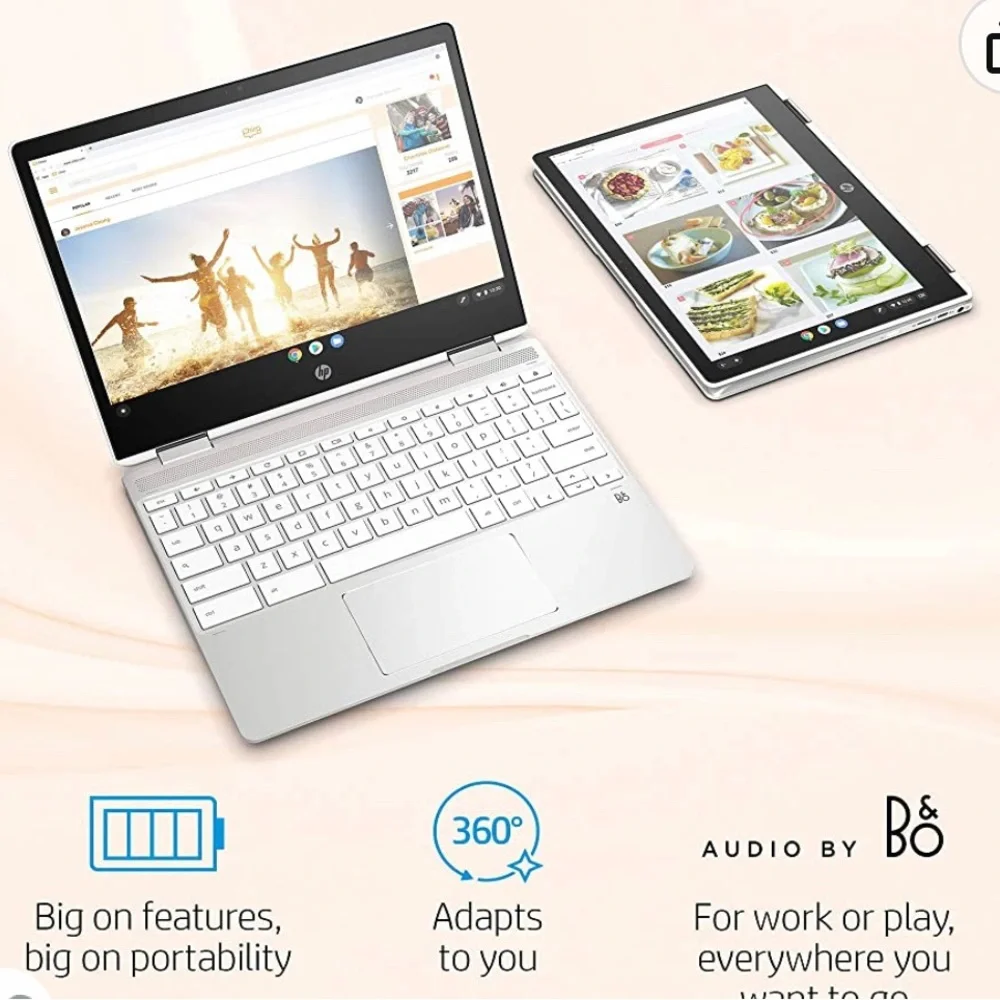 HP Chromebook x360 White